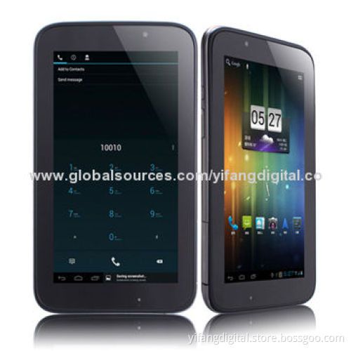 7-inch 3G Tablet PC with Phone Calling Function, Qualcomm MSM7227A 1GHz, GPS and Dual Camera
